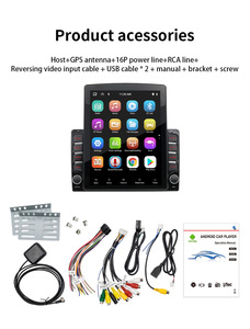 Autoradio universel BQCC avec navigation GPS et système multimédia, écran tactile de 9,7 pouces sous <span class=keywords><strong>Android</strong></span> 13, récepteur radio, Wi‑Fi et caméra de recul - Product Image 5