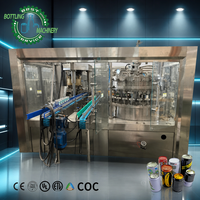 Ligne de production efficace de remplissage de canettes 8000 CPH 0-500 ml avec dépalletiseur pour usine de cola, soda, bière et boissons gazeuses