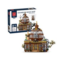 Blocs de construction Modern Magic Shop avec kit d'éclairage LED - Jouet de construction, modèle éducatif pour les 14 ans et plus