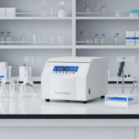 Centrífuga de Laboratorio MKE de Sobremesa Portátil con Motor DC sin Escobillas de 24/12 Orificios y 21000 RPM, Rotor de Ángulo Fijo 31061xg RCF 4x100ml