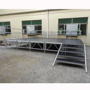 Enclavamiento cubierta aluminio escenario boda evento escenario modular - Product Image 1