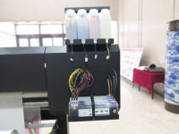Grand format auto nettoyer et hydrater système 6 I3200 numérique sublimation d'encre jet imprimante tissu machine d'impression à vendre