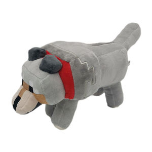 Muñeco de Peluche Gigante Enderman, <span class=keywords><strong>Lobo</strong></span> Gris Grande, Creeper, Cerdo Rosa Grande con Relleno de Algodón PP para Edades de 5 a 7 Años - Product Image 3