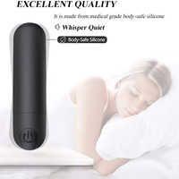 Mini vibromasseur silencieux de poche pour stimulation vibratoire de la prostate, vaginale et des mamelons, vibromasseur point G, masseur sexuel