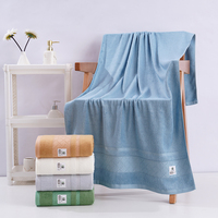 Serviette de Bain en Fibre de Bambou en Gros, Drap de Bain Doux pour la Peau, Serviette de Plage à Séchage Rapide, Serviette de Bain Ultra Douce et Moelleuse