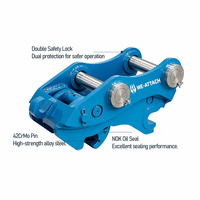 Attache rapide hydraulique We-Attach WQC08 pour pelle excavatrice, prix usine Argentine