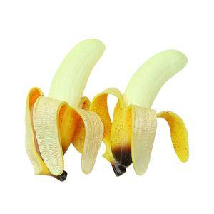 Juguete Antiestrés de TPR Súper Suave de Levantamiento Lento, Juguete Sensorial de Simulación de Plátano Pelable para Aliviar la Ansiedad en Adultos y Niños - Product Image 3