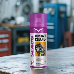 Limpiador de <span class=keywords><strong>Contactos</strong></span> Eléctricos SEACO S-503, <span class=keywords><strong>Aerosol</strong></span> de Secado Rápido de 450 ml para Electrónica, Elimina Grasa, Polvo y Oxidación de Motores - Product Image 4