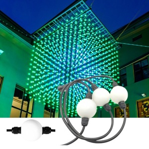 ไฟตกแต่งทรงกลม LED แบบแขวนกลางแจ้ง Matrix RGB 360 องศา ขนาด 50 มม. ปรับความสว่างได้ เหมาะสำหรับเวที สวน และงานตกแต่งอื่นๆ - Product Image 1