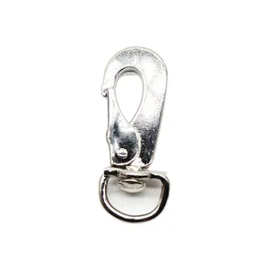 Cloxy Metal Bag Hardware Stainless Steel Lobster Hook Spring Clip Stainless Snap Hook Carabiner for Dog Leash Horse Gear Harness
