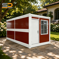 Maison conteneur pliable économique de 20 pieds, bureaux modulaires, maisons préfabriquées, mini-maisons conteneurs pour habitation