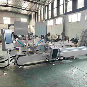 Machine de fabrication de fenêtres et portes en aluminium, PVC et UPVC automatique, contrôlée par PLC, avec scie de dé<span class=keywords><strong>coupe</strong></span> de haute précision et découpeuse de profilés - Product Image 2