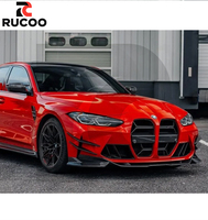 Kit de carrocería de fibra de carbono seca estilo CFA para BMW G80 G81 G82 G83 M3 M4: Labio delantero, splitter, alerón, difusor y protector de parachoques