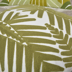 Fundas de cojín bordadas para sofá, almohada decorativa de tela nórdica de algodón <span class=keywords><strong>verde</strong></span> - Product Image 4