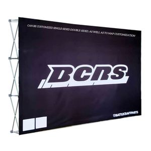 One Piece Pop-up Aluminum <b>Frame</b> Display Rack with Detachable Elastic Fabric 230x230cm Modern Style for Indoor and Outdoor Use - Product Image 2