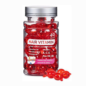 Cápsulas de Vitaminas con Aceite para Crecimiento 100% Natural de Marca Privada, las Mejores Vitaminas para la Regeneración del Cabello con Sérum Capilar Nutritivo - Product Image 2