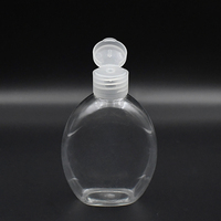 Bouteille en plastique personnalisée de 90 ml pour jus, miel ou sauce, avec bouchon à clapet