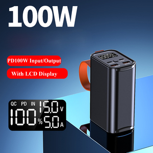 Pd100w USB C ngân hàng điện pin Powerbank 20V 19V 15V 12V 9V 5V 5A 30000mAh cho máy tính xách tay điện thoại máy tính bảng máy ảnh <span class=keywords><strong>iPad</strong></span> và nhiều hơn nữa - Product Image 2