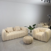Canapé modulaire carré moderne personnalisable pour appartement, avec rembourrage en mousse compressée, design de chaise de sol relaxante
