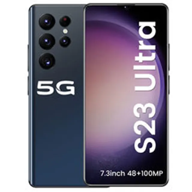 2023 neues Ultra-High-Speed S23 Ultra 16GB 1TB 5G Smartphone 7,2 Zoll 48MP 100MP Snapdragon 8 2 Android 12 Smartphone