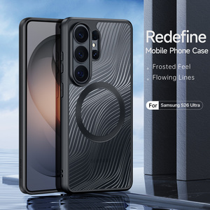 เคสโทรศัพท์แบบแม่เหล็กสำหรับ Samsung S26 Ultra ป้องกันการเปลี่ยนสี; เคสโทรศัพท์แม่เหล็กแบบใสด้านสำหรับ S25 - Product Image 3