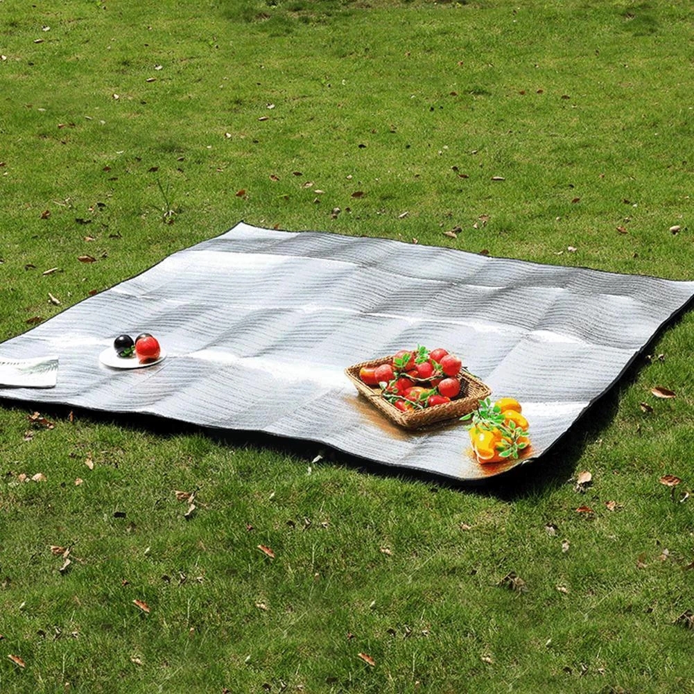 Couverture Pique Nique 200*200CM,Nappe Pique Nique Rouge,Tapis Pique Nique, Pliable avec Poignée,Impermeable,Le Parc,Le Camping - Maison