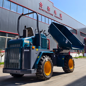 Livraison gratuite sur chenilles Mini Dumper Charger Truck avec 4X4 Roues Driver Auto-chargement Farm Garden Use - Product Image 4