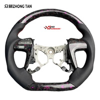 Volant sport LED en fibre de carbone véritable à 3 branches de 40 mm, remplacement amélioré pour Camry, Highlander, Fortuner, Grand