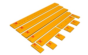 Động Cơ 140H Tất Cả Những Gì Nhiệm Vụ Nặng Nề 15 Lỗ <span class=keywords><strong>Grader</strong></span> Blades Cao Su Tuyết Cày Răng Cưa Cắt Cạnh Đính Kèm Cho Máy Xúc - Product Image 4