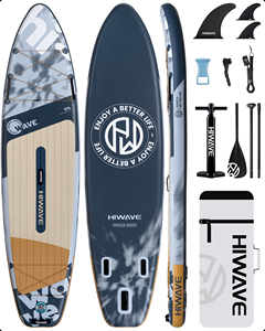 High Quality OEM 11'6''x35''x6'' Inflatable SUP Stand up Paddle Board Wholesale Surfboard Isup Paddleboard HW16 Inflatable Desig - Product Image 1