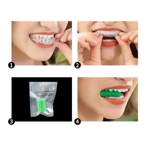 2 pièces/sac Chewies dentaires en silicone pour aligneurs, pour un sourire parfait, à croquer, pour aligneurs dentaires, orthodontie, rétention invisible et fixation - Product Image 3