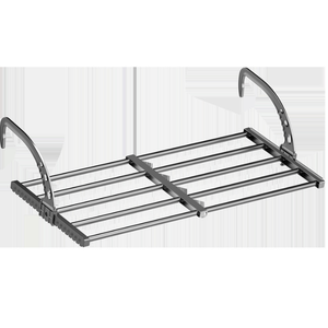 رف تجفيف ملابس قابل للطي على الطراز الاسكندنافي تصميم معلق شبيه للمنزل قابل للتوسيع عملي لتجفيف الملابس والأحذية - Product Image 4