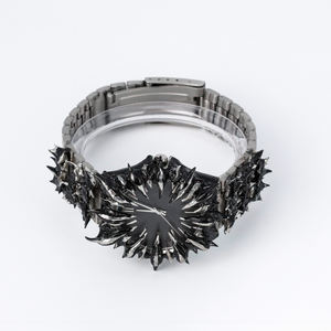 <span class=keywords><strong>Reloj</strong></span> de Acero Inoxidable Personalizado <span class=keywords><strong>para</strong></span> Hombre, Estética Oscura, Estilo Atrevido, Moda Subterránea, Moda Metálica, <span class=keywords><strong>Reloj</strong></span> de Alta Gama - Product Image 6