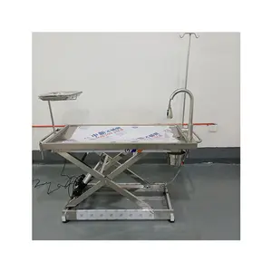 Equipamento cirúrgico para hospitais pet, mesas operacionais médicas veterinárias, mesas de aço inoxidável dissecação elétrica