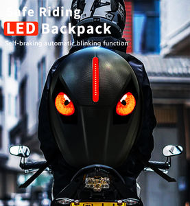 Cool Knight Sac à dos de sport décontracté avec yeux <span class=keywords><strong>LED</strong></span> Application mobile Modifications Animations Cyclisme <span class=keywords><strong>Moto</strong></span> Sac d'équitation Caractéristiques Lumières <span class=keywords><strong>LED</strong></span> - Product Image 4