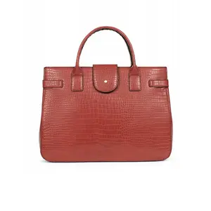 Crocodile Pattern Handheld Official Document Commuting Luxury Women's Bag High Quality Urban Fashion Lady Handbags