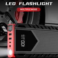 Vente en gros ABS coque extérieure 12000 Power Banks avec lumière LED clignotante Double charge PD65w Démarreur de voiture pour l'alimentation de secours
