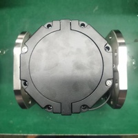 Meter Air Ultrasonik Baja Tahan Karat DN80 DN100 DN150 MBUS RS485 Pembacaan Jarak Jauh Meter Aliran Ultrasonik
