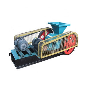 Concasseur à rouleaux pour l'exploitation minière, capacité 15t/h, moteur AC à économie d'énergie, couleur bleue - Product Image 4