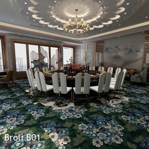 Wirtschaftlich Günstige Polyester Druck Rolle Hotel Restaurant und Öffentlichen Bereich Teppich Neue Design Shanghai Hangju Broli B Serie - Product Image 3