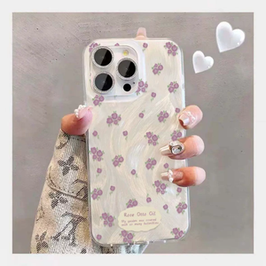 Custodia per telefono con stampa glitterata fiori <span class=keywords><strong>viola</strong></span> per <span class=keywords><strong>iPhone</strong></span> 16 <span class=keywords><strong>14</strong></span> 13 12 11 15 <span class=keywords><strong>Pro</strong></span> <span class=keywords><strong>Max</strong></span> SE XR X XS 7 8 Plus Tpu <span class=keywords><strong>Cover</strong></span> per telefono antiurto - Product Image 4