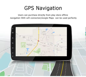 Stereo layar berputar universal, 9.10.1 inci 2 mobil - Product Image 3