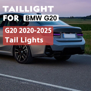 Accesorios para Automóviles HOSI, Luz Trasera LED para BMW M3 G80 Serie 3, Estilo Ahumado RGB G20 G28 2020-2024 330i M340i CSL, Luces Traseras Estilo Láser - Product Image 5