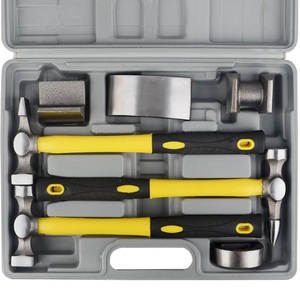 SINKEE Kit <span class=keywords><strong>de</strong></span> réparation automobile 7 pièces, ensemble <span class=keywords><strong>de</strong></span> battages <span class=keywords><strong>de</strong></span> carrosserie, marteau et outils pour carrosserie et ailes, pour BMW Europe Modèle 118 2004-2007 - Product Image 5
