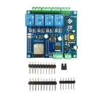 Catu daya 4 saluran AC220 V/DC5-30V ESP32 WIFI BLE modul relai ESP32-WROOM-32E papan pengembangan Port I/O Pin penuh