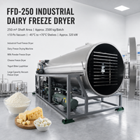 Machine de lyophilisation industrielle pour poudre de lait de 250 m², FFD-250, pour le traitement des ingrédients laitiers