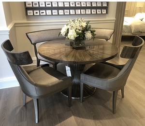 Thiết Kế Bàn Ăn Tròn Bằng Gỗ Hiện Đại Sang Trọng Chất Lượng Cao Cho Phòng Ăn - Product Image 4