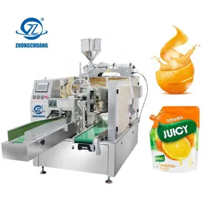 Packing Ketchup Sachet Pouch Premade Bag Doypack Coffee Water Honey Liquid Milk Automatic Tomato Paste Packaging Machine
