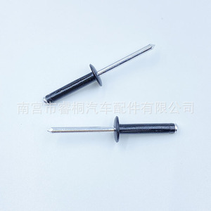 Remache ciego negro Shuangxuan de 4.8mm, 25mm, 12mm, tipo abierto para aluminio y hierro - Product Image 4