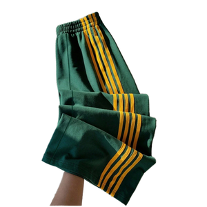 Pantalones Deportivos F5790 Personalizados para Mujer, Transpirables, Holgados, de Pierna Ancha, con Franja Lateral, Estilo Deportivo, para Entrenamiento - Product Image 1